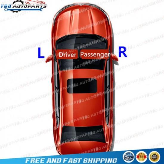 Red LEFT Diver Side Mirror Cover for Toyota Highlander ~ Rearview wing