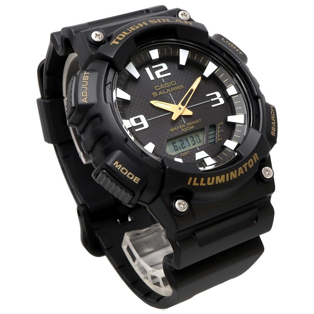 CASIO Tough Solar Quartz Watch Black Overseas Model [Casio] Analog-Digital AQ-S810W-1BV Men's [Used]