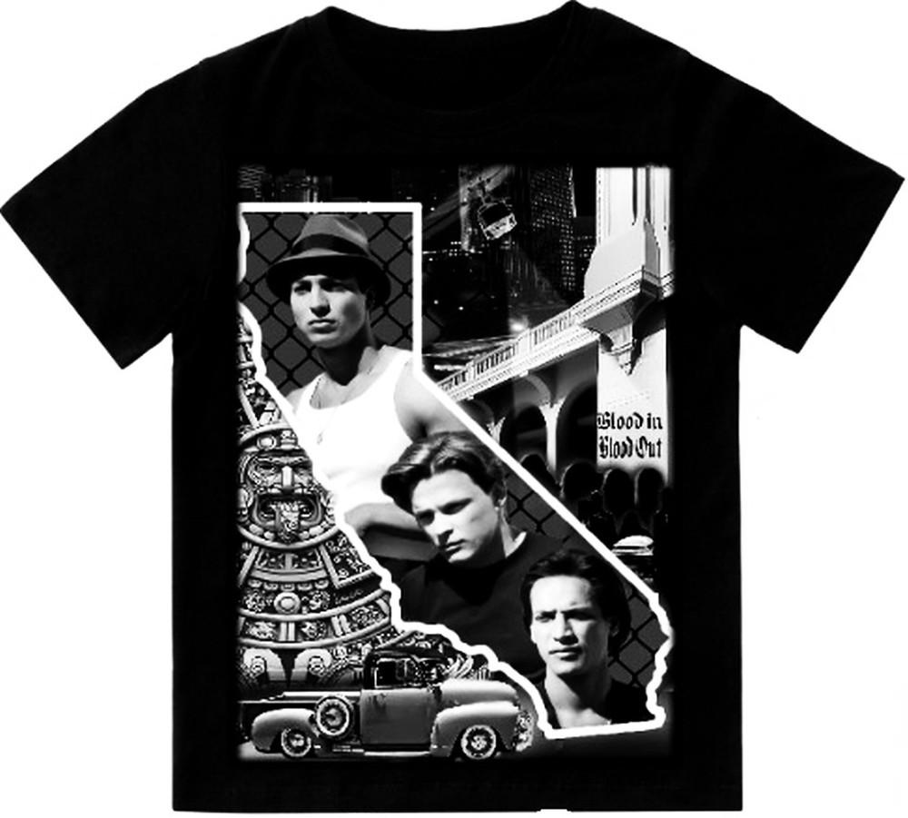 

California Vatos Locos Blood T-Shirt Print On Shaka Wear Heavyweight Tee Unisex T-Shirt XXXL