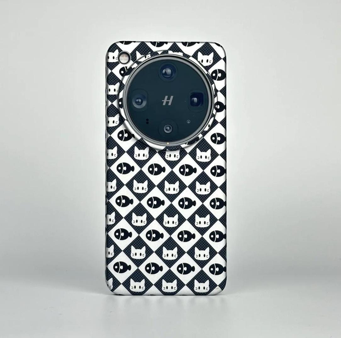 

Cat Duoyu Kevlar Magnetic Suction Suitable for OPPOFindX8ULTRA Creative Mobile Phone Case FindX8s + Skin Sensing PC Find X8