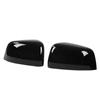 Door Rear View Mirror Cover Sticker Glossy Black Wing Mirror Housing Protector Replacement for Jeep