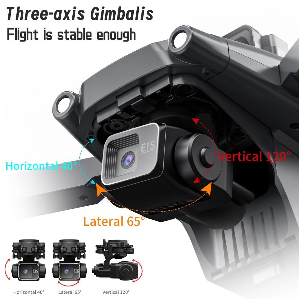 New L600 PRO MAX / PRO GPS Drone Professional 4K Camera 3-axis Gimbal Aerial FPV Brush Avoiding Obstacle Folding Quadcopter Dron