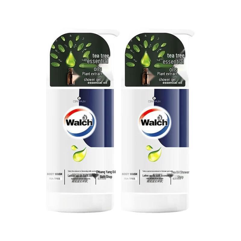 Walch Tea Tree Essential Oil Refreshing & Moisturizing Shower Gel