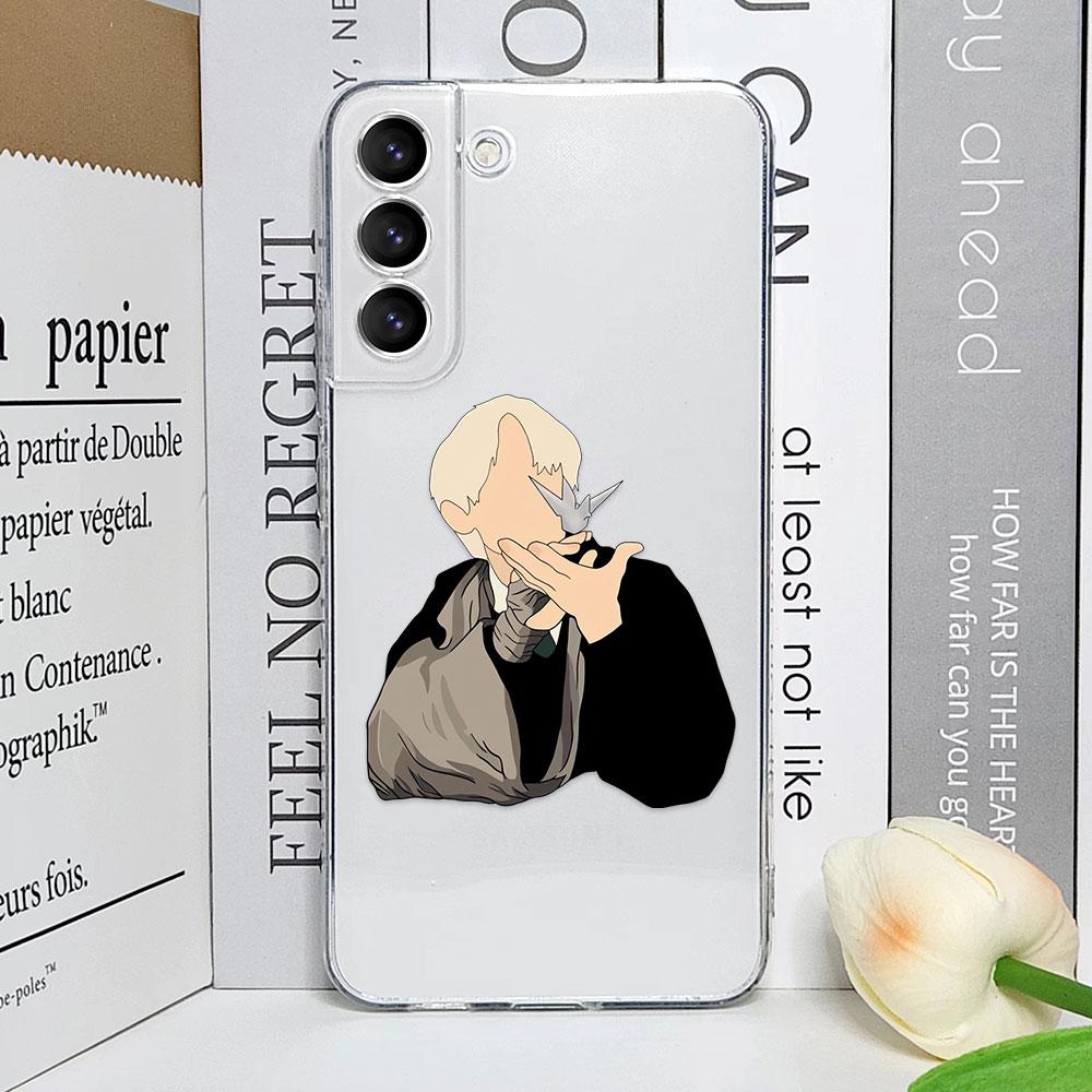 

Fashion TV Draco Malfoy Phone Case for Samsung Galaxy S23 FE S22 Plus S21 S24 S25 Ultra Transparent Weasley Twins Covers Fundas Samsung S25
