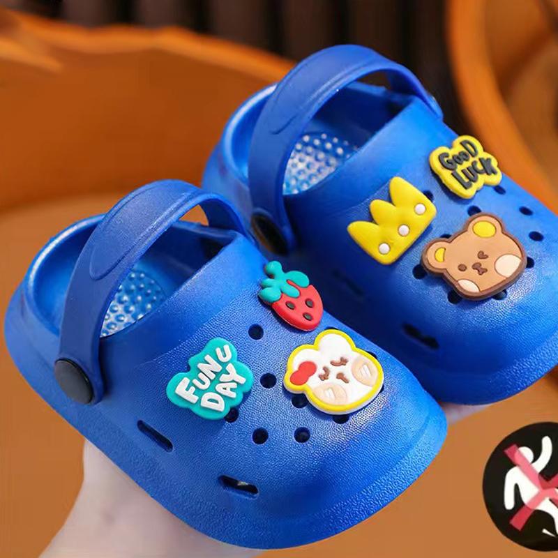 Summer Kids Slippers, Cartoon & Cute Anti - Slip Closed - Toe Clogs for Boys, Girls, Infants and Kids of All Sizes