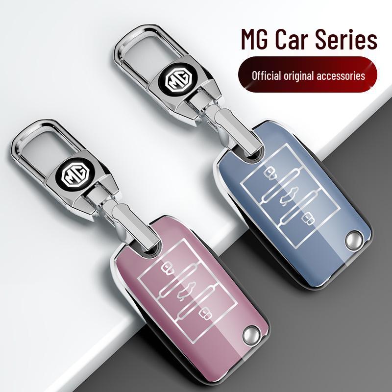 Compatible Key Case for MG 3/5/6, ZS, New Energy, HS, Rui Xing, and MG6 Pro - Third Generation Car Buckle Package