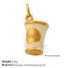 Fashion Three-Dimensional Coffee Cup, Cocktail Cup, Various Styles Diy Pendant Does Not Fade Creative Jewelry Accessories