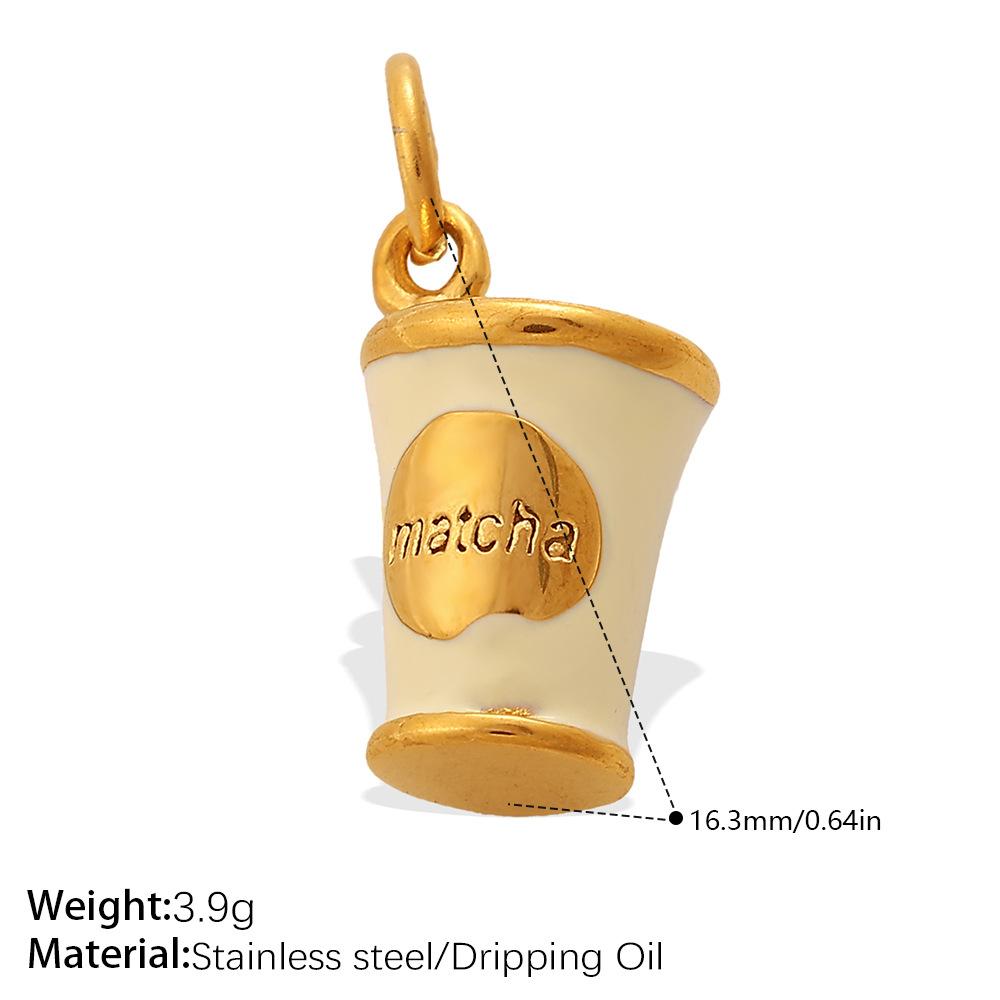 Fashion Three-Dimensional Coffee Cup, Cocktail Cup, Various Styles Diy Pendant Does Not Fade Creative Jewelry Accessories