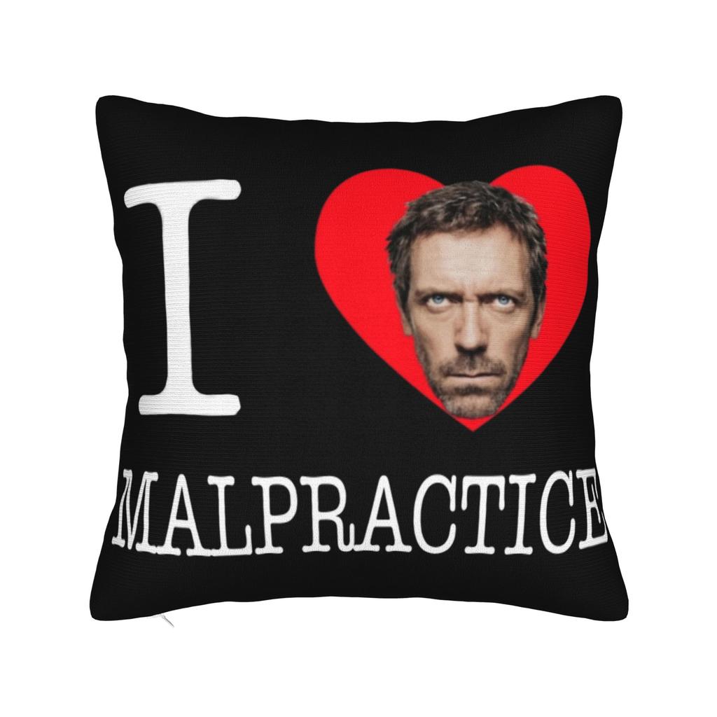 House MD Dr Gregory House Pillow Covers Product Soft Cushion Cover Decorations  Throw Pillow Case Cover Home Multiple Sizes