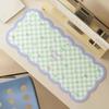 Gingham Mouse Pad Cute Table Blotter Table Cushion Desk Mat  Students