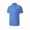 Golf Series Fashion Soft Comfortable Versatile Solid Color Short Sleeve Polo Shirt Men Tops Blue A11M535109F-BU