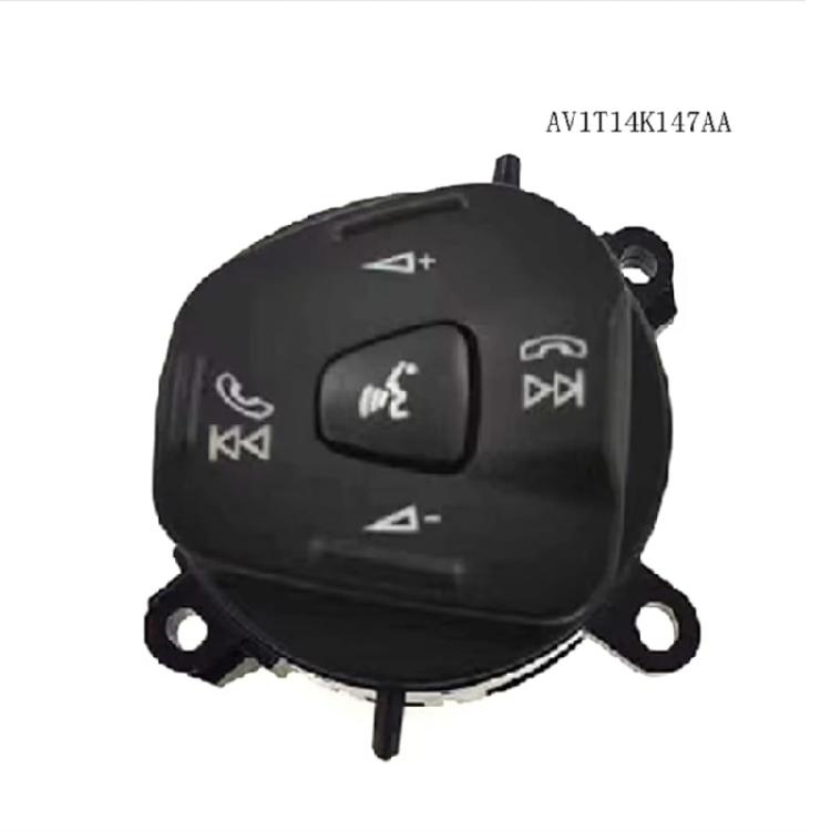 Steering Wheel Sound Volumes Button AV1T14K147AA Replacements Volumes Control Switches Simple Installation for Vehicle