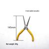 5" Mini Pliers for DIY Jewelry, Multi-Function Wire Cutters, Angled Top Cutting Pliers