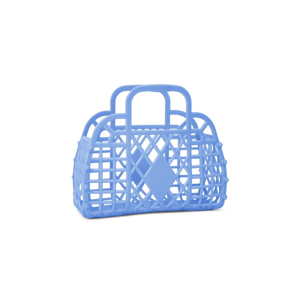 Sun Jellies Sjrbmcf Retro Cornflower Blue Mini Tote Bag