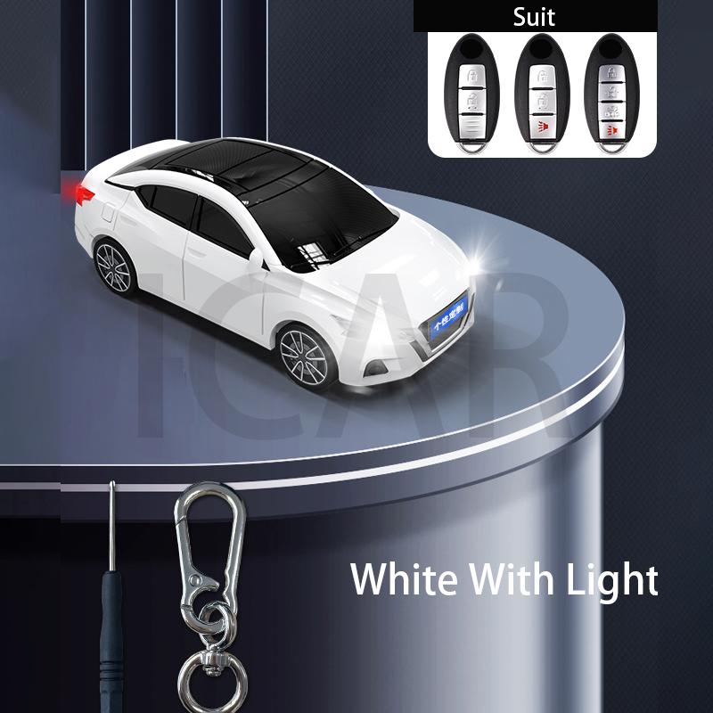 Fit For Nissan Altima Auto Model Fit For Cube Juke Versa Note X-Trail Qashaqai Sunny Juke Smart Auto Key Fob Cover Case Key Ring Auto Accessories