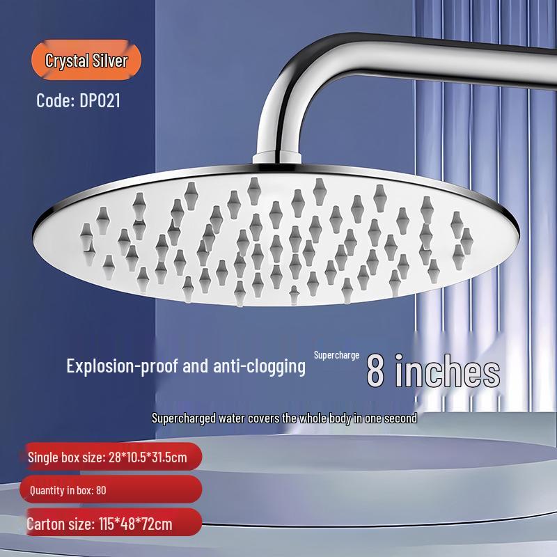 Set Booster per Soffione Doccia Pressurizzato per Bagno in Hotel e Casa