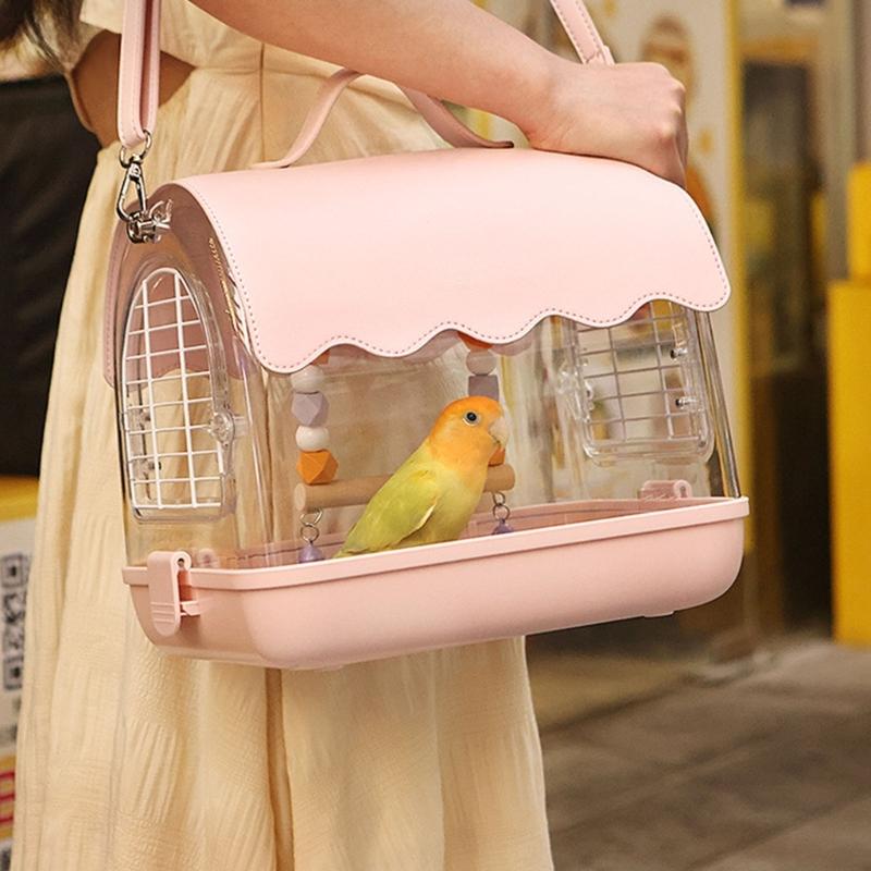 Outdoors Parrots Bird Cages Suit Ventilated Parrots Cage Portable Parrots Cage for Outdoor Activity