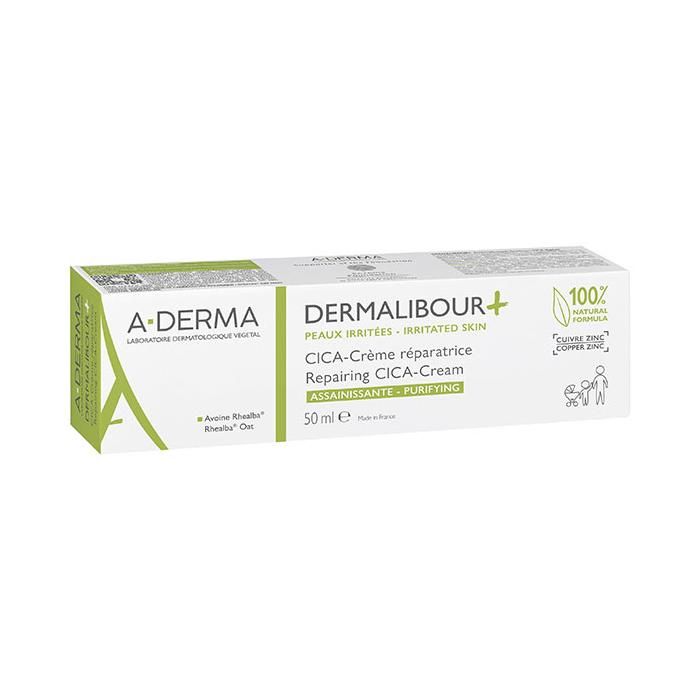 A-Derma Dermalibour+ Cica-Crème Réparatrice Assainissante 50ml