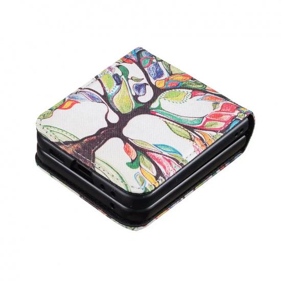 Colorful Flowers Butterfly Pattern Case For Samsung Galaxy Z Flip 6 5 4 3 Silicone Shockproof Soft Phone Back Cover