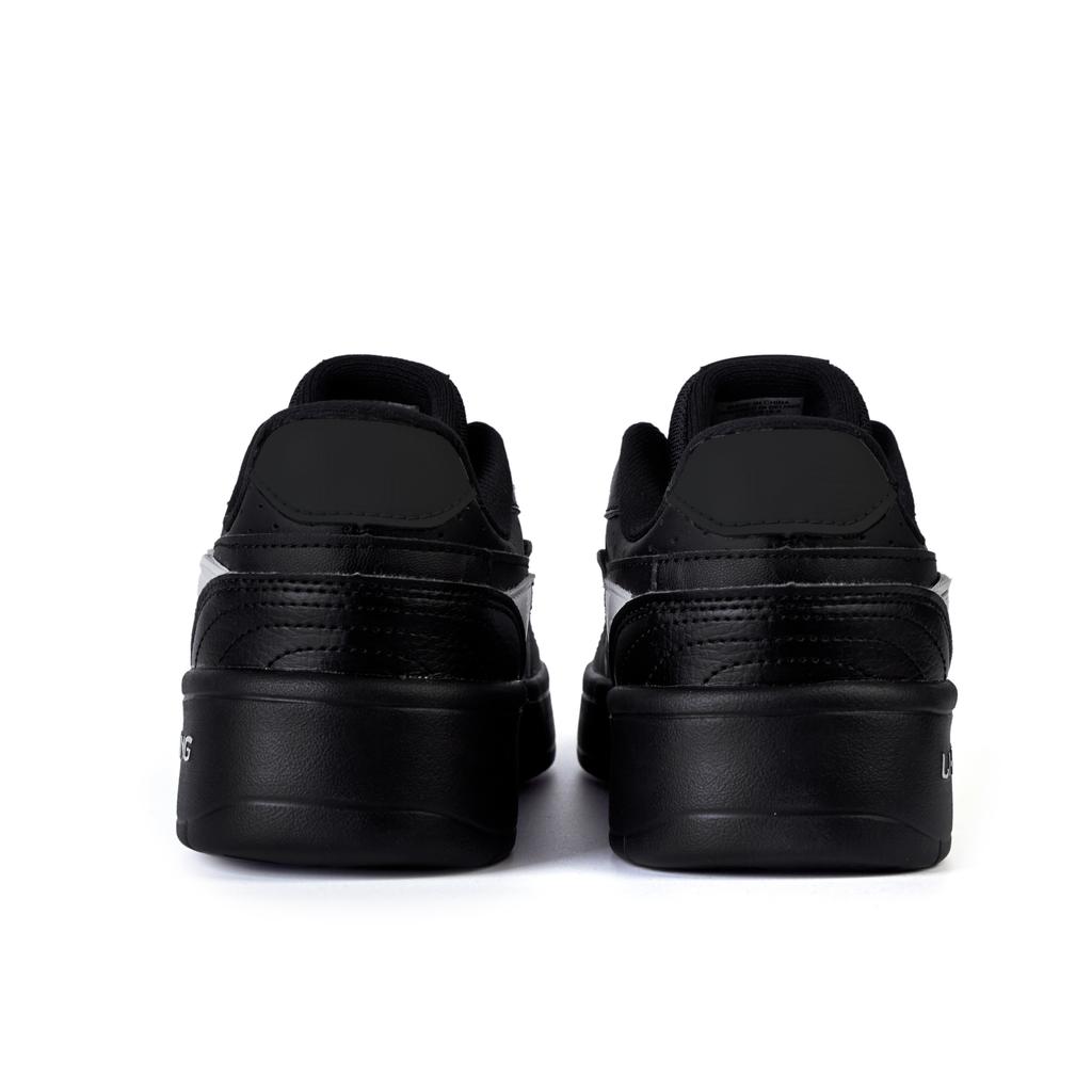 Li Ning Slip Resistant Cushioning Abrasion Resistant Low top Skateboard Shoes Men's Black White AGCU515-5(Team746-)