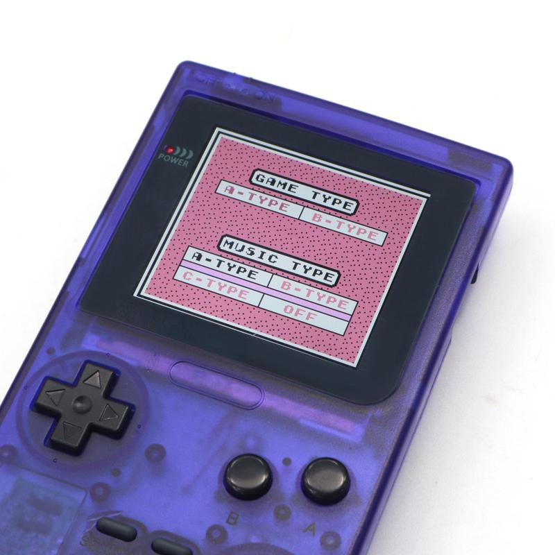 Hispeedido For GBP IPS LCD Q5 Screen 8 Color Retro Pixel Screen Mod Kits Build In OSD Can Adjust the Color for Gameboy Pocket