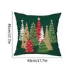 2Pcs 45x45cm Christmas Tree Cushion Cover Luxury Pillow Shell Dacron Throw Pillow Case  Children