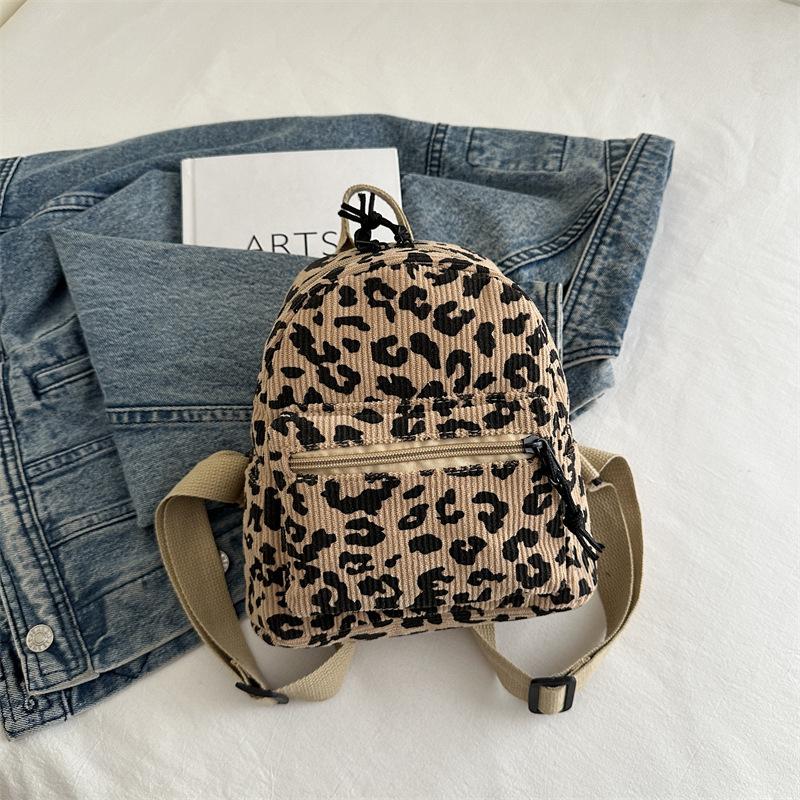 

Leopard print new high-end versatile shoulder women s bag backpack bag multi-purpose large-capacity messenger bag small backpack 22*21*10cm хаки