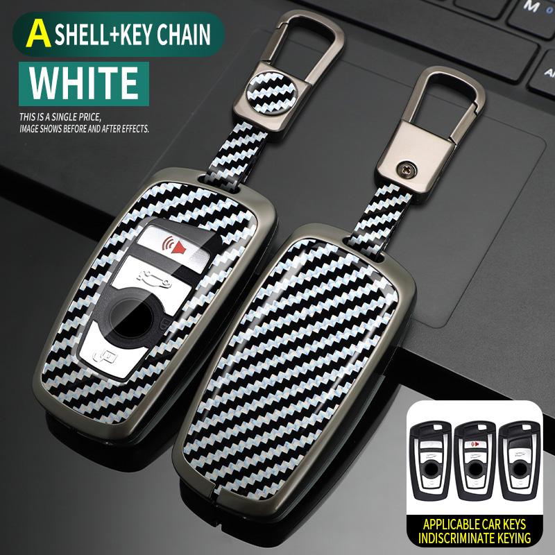 Alloy Car Remote Key Case Cover Protect Shell Bag For BMW 3 4 5 Series 320i 530i 550i F20 F21 F30 F31 F25 F01 F02 X1 X3 X4 X5 X6