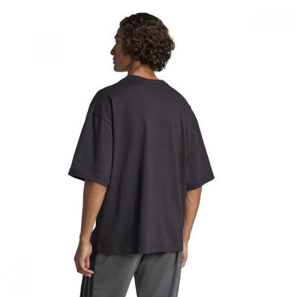 Adidas Unisex FuTure Icon Small Logo T Daily coTTon shorT Sleeve T shirT Black