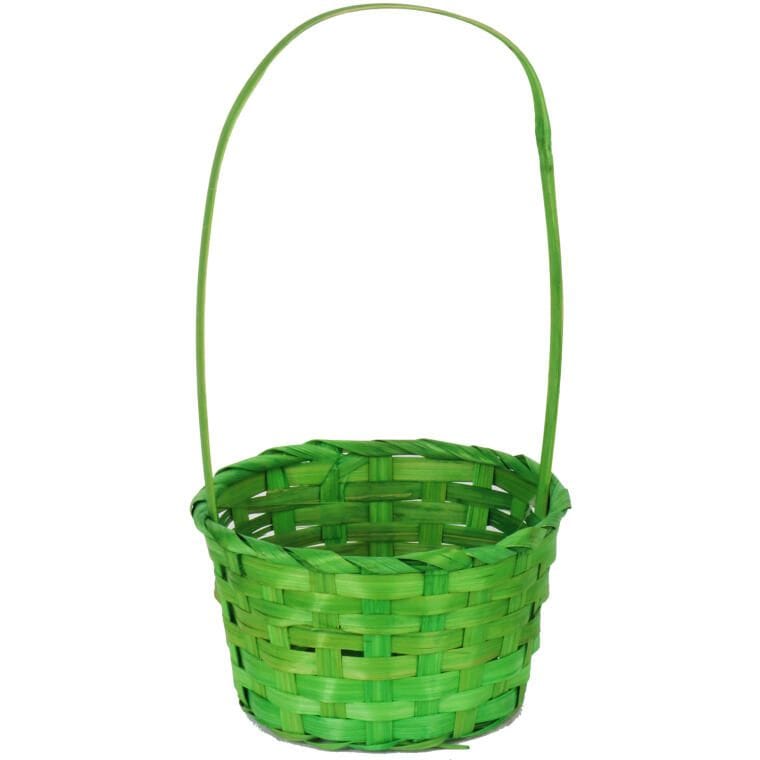 Easter Basket for the Easter Basket, Diameter 22 Cm, Green