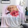 1PC Taylor Print Flannel Blanket, High Quality All Seasons, Home Decor, Warmth and Comfort, Perfect for Christmas Gifts