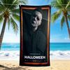 1Pc Halloween Horror Movie Poster Beach Towel Quick Dry Multiuse For Beach Pool Gym Yoga Home Travel Christmas Halloween Xmas Gift L1141