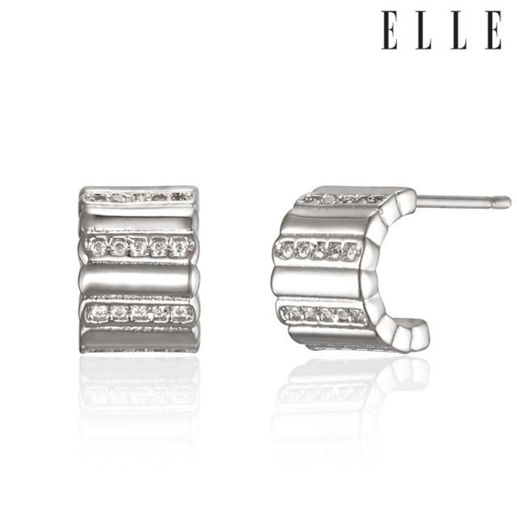 14K Ella One Tunnels Cubic Earrings (Gold Filled) ELGPEE500