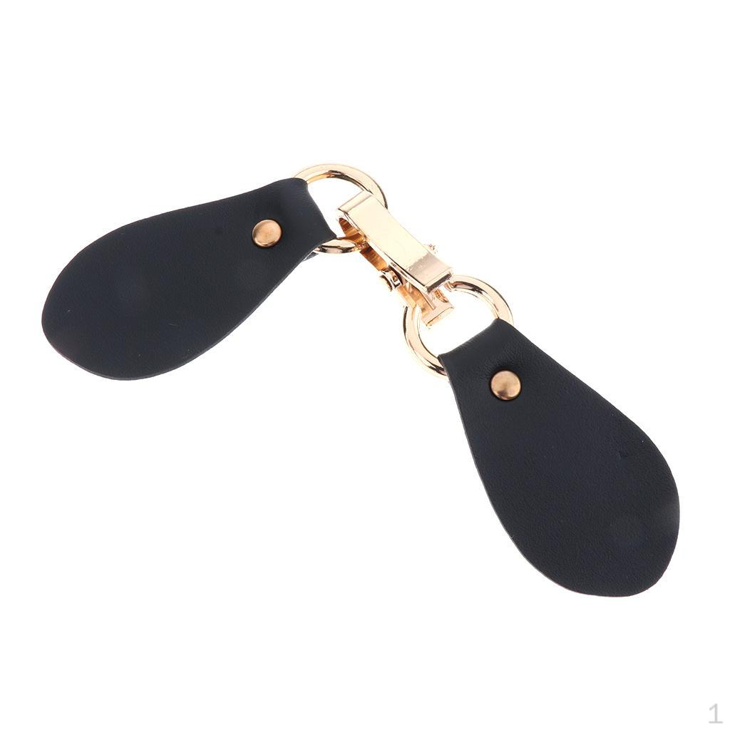 Fashion Leather Toggle Buttons Metal Hook Trench Duffle Coat Fasteners