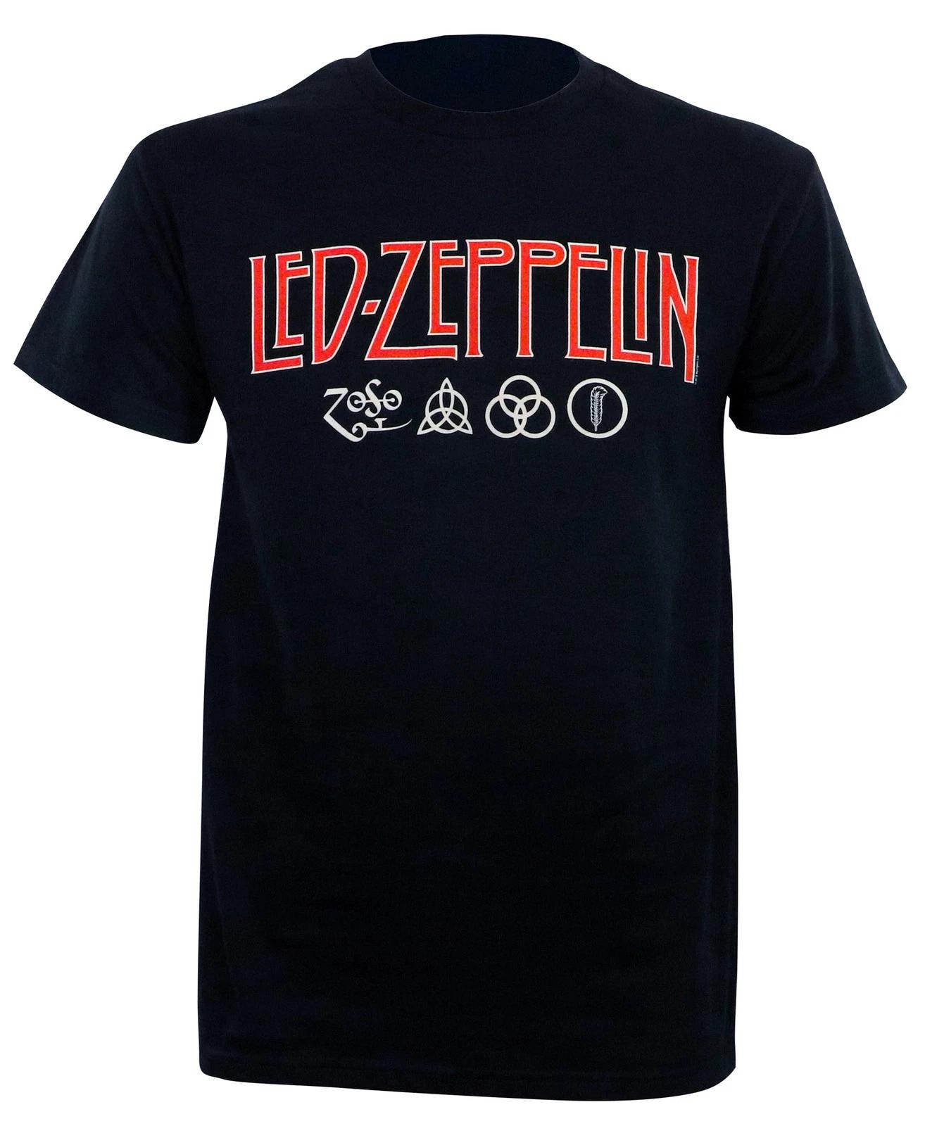 LED ZEPPELIN Zoso Logo T-Shirt S M L XL 2XL NEW XS