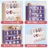 Set of 2 4-Tier Gachapon Display Storage Figure Cases, Acrylic Display Boxes, Wall-Mounted Display Cases (White, 4 Tiers)