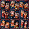 1 Pair Traditional Fu Character Door Pendant Chinese Style 2025 New Year Sticker  Celebration Party