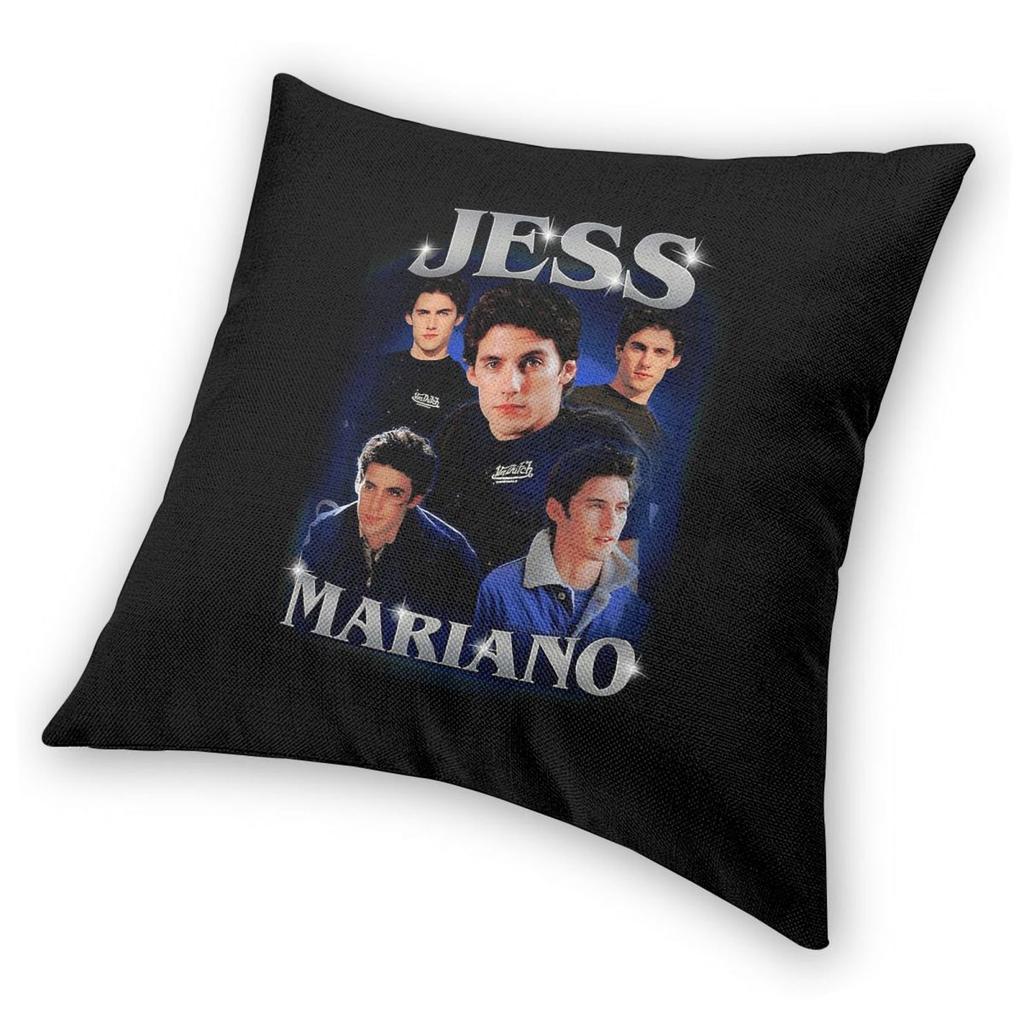 Gilmore Girls Jess Mariano Square Pillowcase Polyester Linen Velvet Pattern Zip Decor Throw Pillow Case Bed Cushion Cover 18"