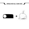 Piano Black Co-pilot Glove Box Handle Cover For Porsche 718 Boxster Cayman 16-22