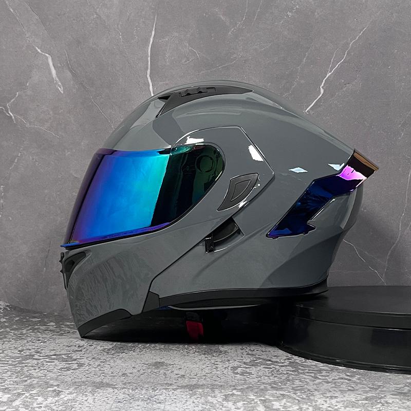 Motorcycle helmets Double Visors Modular Flip Up helmet DOT approved Full face casque moto racing Motocross helmet DOT