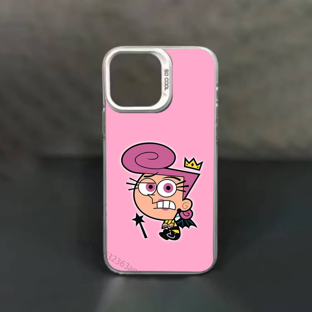 

C-Cosmo and W-Wanda phone Case for iPhone 17 11 12 Pro Max Plus Mini Air SE 16e 14 15 16 13 Soft Shell iPhone17pro