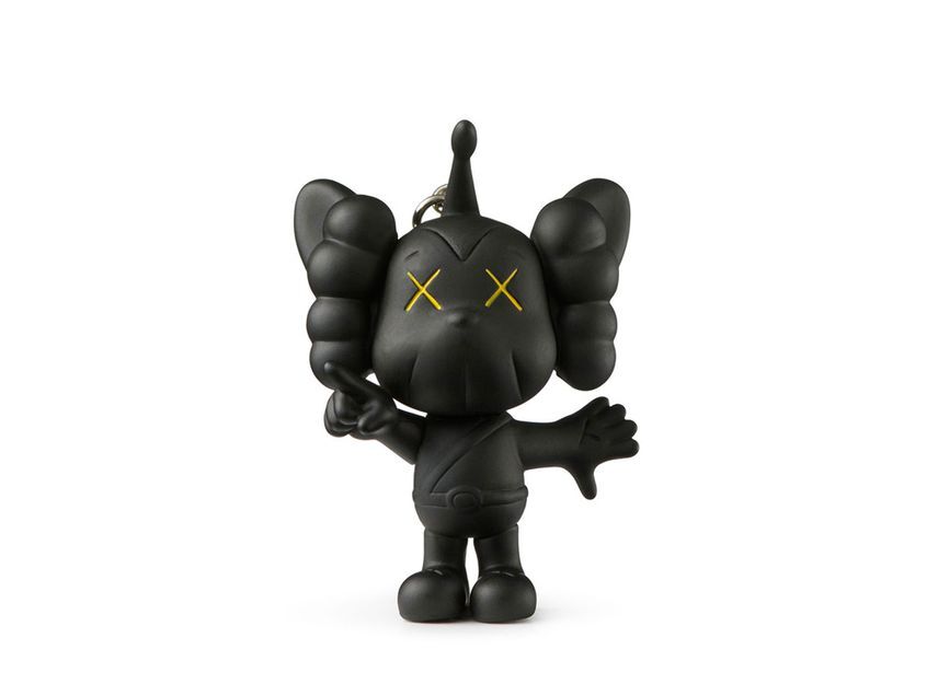 KAWS JPP KEYHOLDER Black One-Size