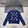 L Brand Autumn/Winter 2026 3D Embroidered Knit Top - Sweet Girly Style