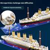 Titanic Micro Mini Building  Blocks   Assembly Toy  Cruise Ship Brick Model  DIY Toys Boat Kids Kit Educational Toy Gift