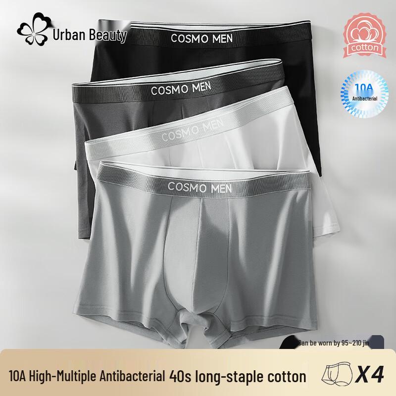 Urban Beauty Men's Antibacterial Boxer Briefs