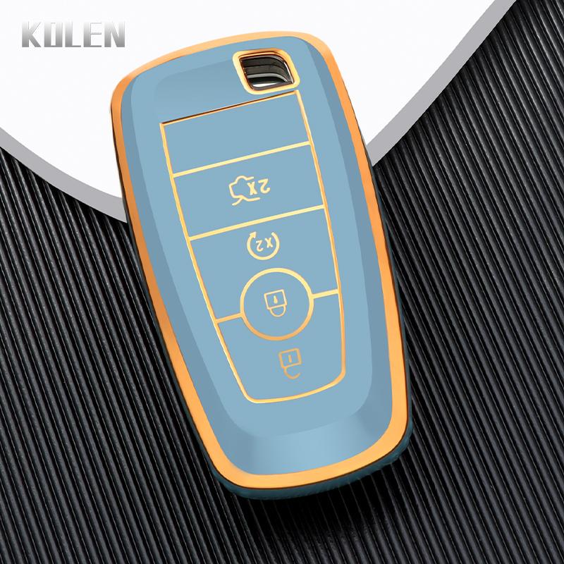 

Чехол-накладка для ключа-пульта автомобиля из ТПУ для Ford Mondeo Fusion Mustang Explorer Focus F150 F250 F350 Escape Lincoln Аксессуары