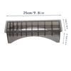 10 Steckplätze Klingenhalter Gitterbasis Design Haarschneider Aufbewahrungskoffer Professioneller Organizer