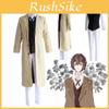 Costume Cosplay Autentico di Osamu Dazai con Tessuto Traspirante e Cuciture Perfette