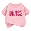 Dance Girl Design Funny T Shirts Short Sleeve Kids Childrens Tshirt Boys Girls Summer Spring Casual Top Tee Shirt
