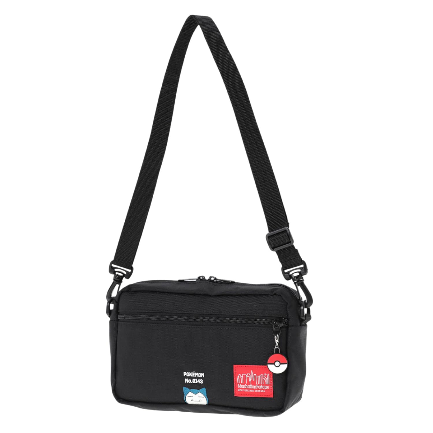 

Подлинный продукт Сумка через плечо Jogger Bag Pokemon Kabigon Black [Manhattan Portage] [Официальный] Ver.2